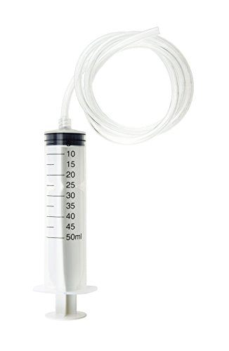 Karlling 50 ML Syringe for Nutrient Measuring 80cm Handy Tube - style: *50ML(1 Pack)