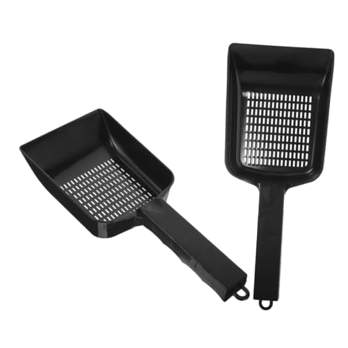 KICHOUSE 2pcs Fish Tank Gravel Cleaning Shovel Aquarium Sand Scoop for Effortless Maintenance Lightweight Design for Freshwater and Aquariums