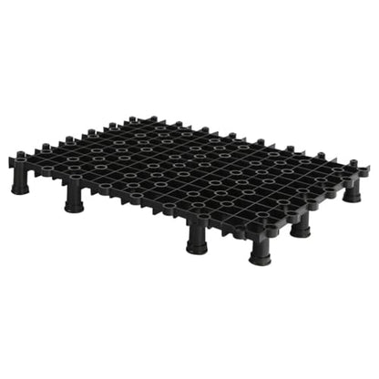 Hemobllo 2pcs Multi-Function Tank Bottom Plate, PVC Aquarium Divider with 8 Nail Set for Tanks (Black)