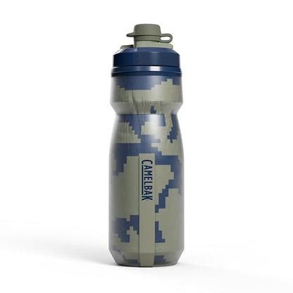 CamelBak Podium Dirt Chill Water Bottle 21oz, Deep Sea Digi Camo - color: Deep Sea Digi Camo