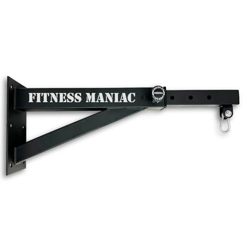 Heavy Bag Mount Wall Boxing Bag Hanger, Adjustable Punching Bag Mount, Heavy Duty Boxing Bag Bracket for Home Gym & Training