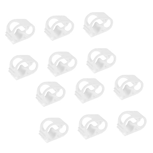 Ciieeo 12pcs Silicone Tubing Clamps for Water Flow Control Laboratories Infusion Bottle Tube Clips for Hose Shut off and Garden Use