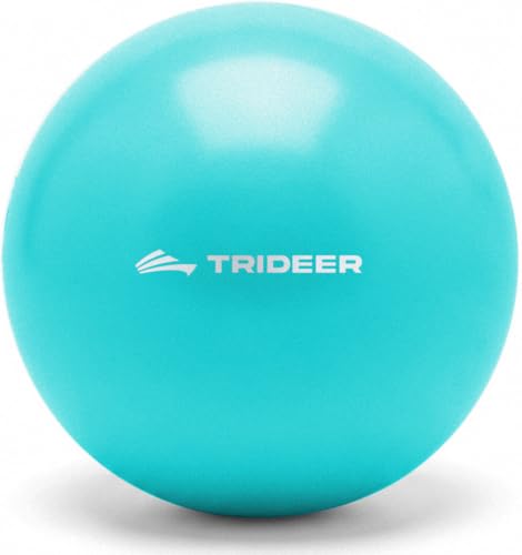 Trideer 9-Inch Pilates Ball, Small Exercise Ball Pilates Equipments for Yoga, Physical Therapy, Pregnancy, Postpartum, Core Training, Balance, Stability and Stretching - color: Turquoise