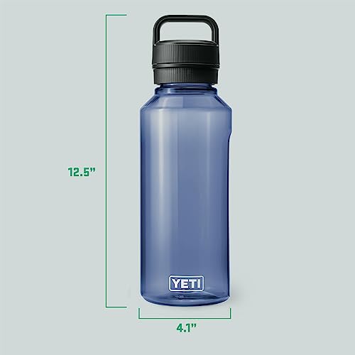YETI Yonder Water Bottle with Yonder Chug Cap, Lightweight, Leakproof and BPA-Free - color: Navy, style: 50oz