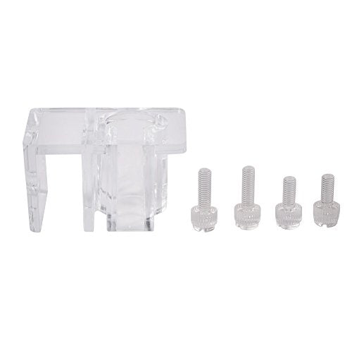 Zerodis Fish Tank Acrylic Pipe Clip Holder, Aquarium Filter Mount Tube Inflow Outflow Tube Clip Holder Tube Fixing Filter Holder