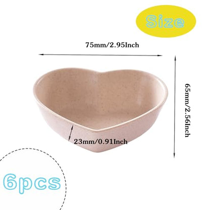 6 Pcs Hermit Crab Plastic Food Dish, Hermit Crab Colorful Food Bowl, Mini Food Dish Kit for Small Animal