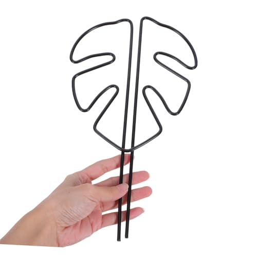 Monstera Leaf Shaped Plant Support Stake Reusable Plant Growth Stand for Enhanced Stability and Decoration Prevents Toppling for Indoor