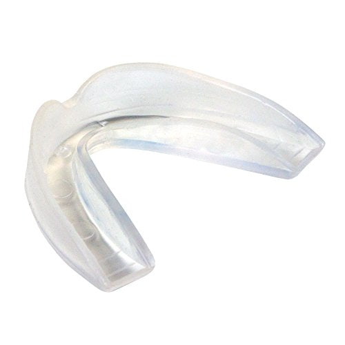Tiger Claw Single Mouth Guard - Sports Mouth Guards - Football, Wrestling - Youth - Black - color: Clear, size: Child