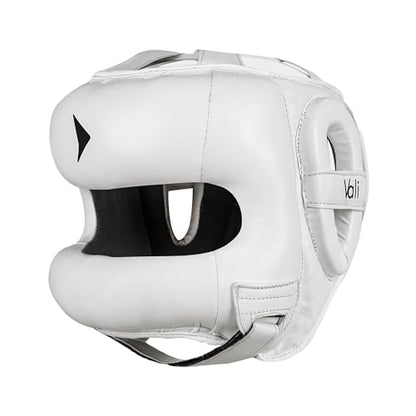 Nista Face Saver Nose Bar Headgear for Boxing & MMA Training - color: White, size: Small-Medium
