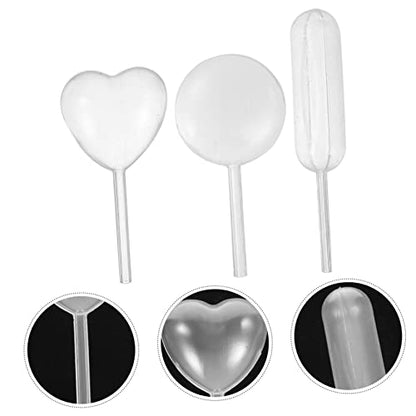 Cabilock 150pcs Ergonomic Liquid Dropper Pipettes for Cupcakes Chocolates and Aquariums Heart Round Rectangular Shapes