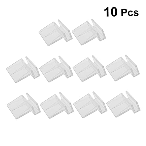 10pcs Acrylic Fish Tank Cover Holder Bracket for Aquarium Rack Support and Practical Design for Safe Fish and Pets