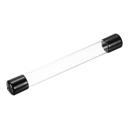 MECCANIXITY Clear Storage Tube 20x22mm Small Plastic Round Tubing with Caps Rigid Bottle Container 200mm/8 Inch for Item Stored