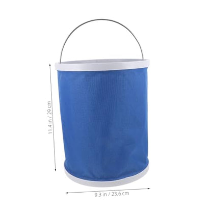 Alipis Collapsible Bucket Oxford Cloth Camping Fishing Car Wash Portable Folding Pail