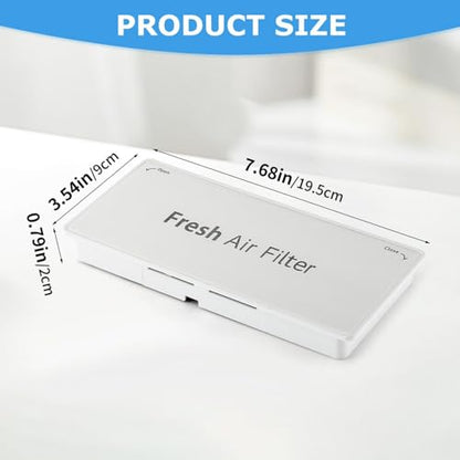 ADQ75493301 Refrigerator Fresh Air Filter Cover Replacement, Fresh Air Filter Assembly Compatible with L-G Refrigerator LRMVS3006S, LRMDS3006S, LRMVC2306S, LRMDC2306D, LRMDS3006D LRFVC2406S LRFDS3016S