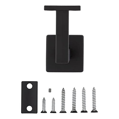 National Hardware N830-524 Reed Handrail Bracket, 1 Count (Pack of 2), Matte Black - color: Matte Black, size: 1 Count (Pack of 2)