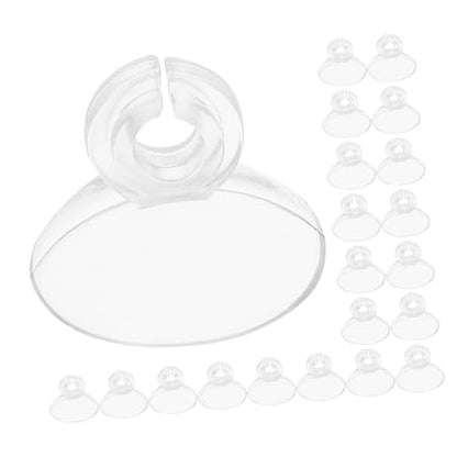 WOONEKY 30pcs Aquarium Cup Clips Oxygen Tubing Holders for Fish Tanks Material Fixation Easy to Install and Aquarium Aesthetics