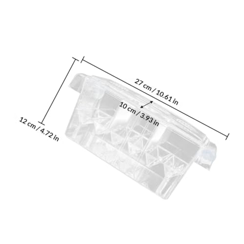 Homoyoyo Aquarium Breeding Tank Acrylic Isolation Box Fish Hatchery Incubator for Fish Tank Spawning and Nursery Use