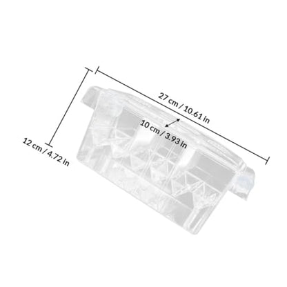 Homoyoyo Aquarium Breeding Tank Acrylic Isolation Box Fish Hatchery Incubator for Fish Tank Spawning and Nursery Use