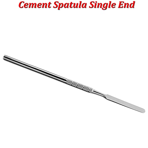 Professional Dental Carvers | Cement Spatula Stock Knife | Single Double End | Sculpting Wax Modeling Mixing | Lab Tools (Cement Spatula Single End)