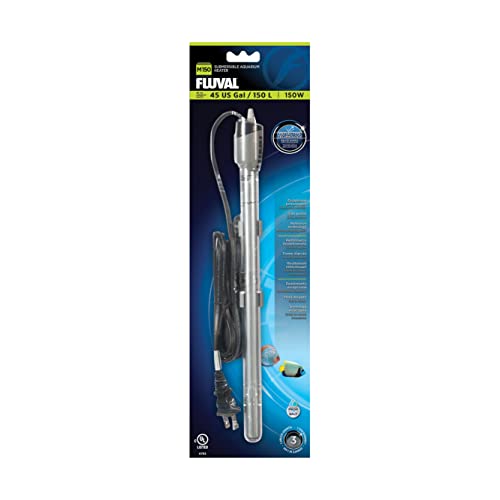 Fluval M 150-Watt Submersible Aquarium Heater – Reliable, Compact Heating with Mirror Technology for Fresh & Saltwater Tanks Up to 45 Gallons