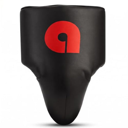 Amber Fight Gear PU Leather Groin Protector - size: Small