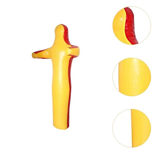 Generic Unfilled Judo Dummy for Grappling and Boxing Practice, Yellow 170cm