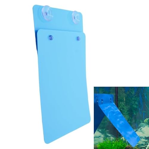 Saim 2 PCS Angelfish Discus Fish Breeding Slate with Suction Cups, Spawning Surface for Aquarium, Lightweight Easy to Install and Remove