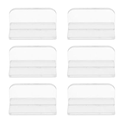 6Pcs Acrylic Aquarium Cover dle, Se Grip Fish Tank Lid Pull dle, Durable Transparent Aquarium Lid dle with Adhesive, Eleg Modern Design for Glass Cabinets and niture