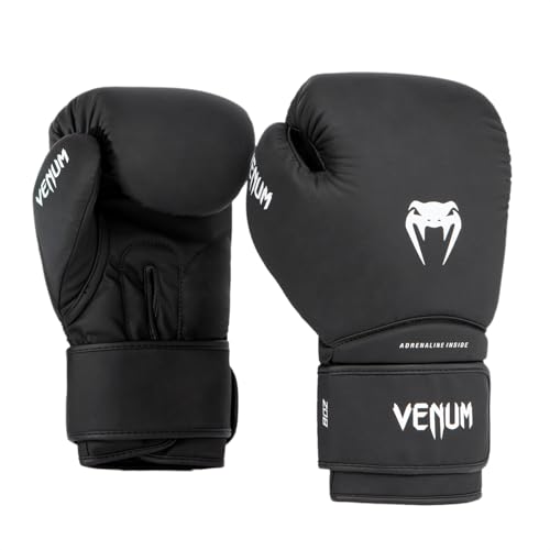 Venum Contender 1.5 Kids Boxing Gloves - color: Black/White, size: 6-Ounce