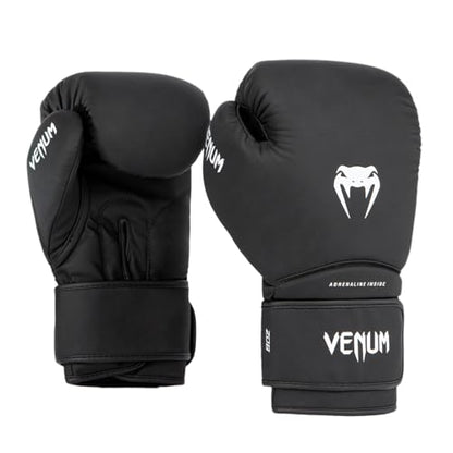 Venum Contender 1.5 Kids Boxing Gloves - color: Black/White, size: 4-Ounce