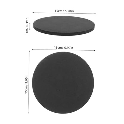 UPKOCH Non Slip Fish Tank Support Pad for Stability and Vibration Reduction for Reptile Terrariums and Household Aquariums - size: 15.00X15.00X1.00CM