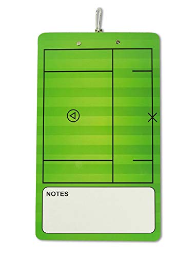 Coaches Board Dry Erase Double Sided Coaches Clipboard with Marker & Eraser for Soccer,Lacrosse Women,Lacrosse,Base Ball,Ice Hockey,Football,Basketball - style: Lacrosse