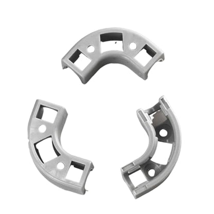 10Pcs 90 Degree Elbow Conduit 1/4 Flow Elbow Clamp, Right Angle Adapter for 1/4’’ PE Pipe RO Tubing Fittings Water Filter Reverse Osmosis Parts, Grey