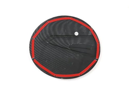 Car Accessories Compatible With Chevrolet Blazer 2019-2025 Exterior Fuel Tank Cap Protection Oil Gas Cover Trim ABS 1PC(Carbon Fiber Style) - color: Carbon Fiber Style