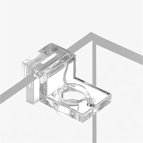 Aquarium Lid Clips 24 Pcs Fish Tank Bracket Clips – Acrylic Support Stand for Aquarium Lid Cover Supply(6mm) - color: 6mm