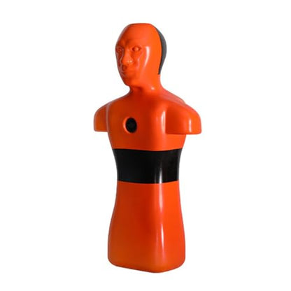 Weighted Rescue Dummy,110lbs Heavy HDPE Body-Water Rescue Training Dummy,38.6in Professional Swimming Safety Drill Model-Lifeguard Training Manikin,Sealed Weight Port(Orange) - color: Orange