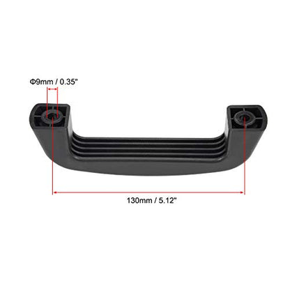 uxcell Plastic Pull Handles 130mm Hole Centers for Luggage Mechanical Equipment 2Pcs