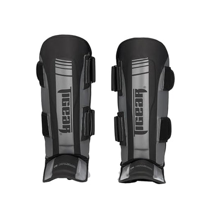 X4 Slate Shin Guards - MMA, Muay Thai, Martial Arts Shin Instep Guard for Training and Sparring, Pro Cage Fighter, Shin Protection MMA - size: Large-X-Large