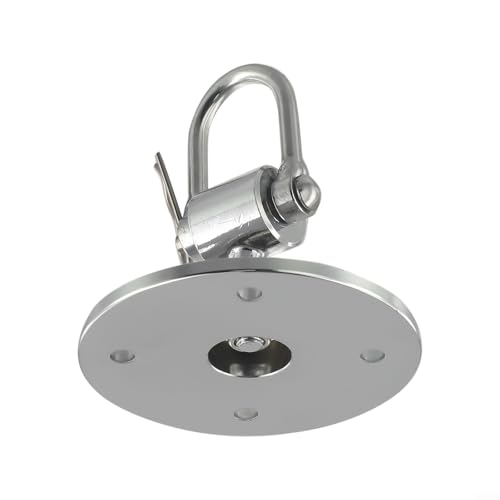Stainless Steel 360 Degree Swivel Hook for MMA Pear Shaped Punching Bag, Speed Ball Base with High Load Bearing for Boxing Training Equipment