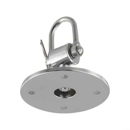 Stainless Steel 360 Degree Swivel Hook for MMA Pear Shaped Punching Bag, Speed Ball Base with High Load Bearing for Boxing Training Equipment