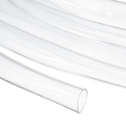 uxcell 5/8 Inch Clear PVC Tubing, 16mm ID x 18mm OD - 15ft PVC Tube Lightweight Vinyl Hose, Transparent Flexible Plastic Water Tubing for Air Oil Water Transfer Aquarium Irrigation