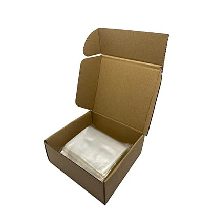 Geoyee 200ct 3.5x5 Inches Flat Open End Clear Poly Bags 1.6 Mil, Small Plastic Bags Perfect for Small Business, Storage, Packaging Products, Food (3.5x5-200pcs)