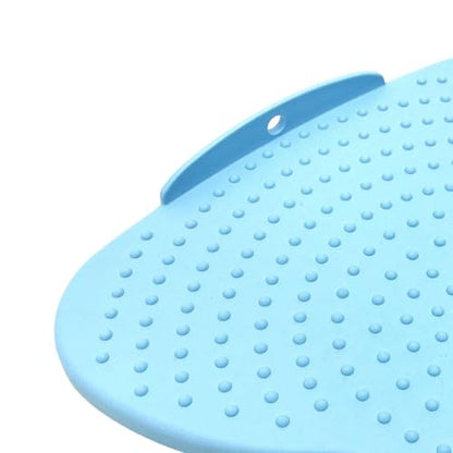 Waist Twister Machine Replacement Board Foot Massage Balance Board Anti Slip Twist Disc for Home Office Exercise 10.87x8.94x0.47 Inch - color: blue