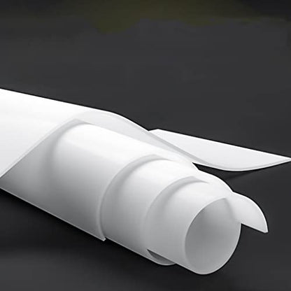 1pcs 500X500mm (20"X20") Silicone Rubber Sheet 1mm Thickness Heat-Resistant Plate Translucent Mat