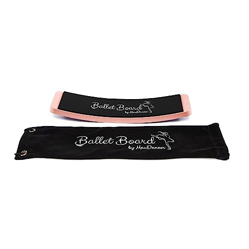 Ballet Turning Spin Board for Dance and Figure Skating. Portable Training Equipment for Dance. Make Your Turns, Pirouette and Balance Better. - color: Cream with a bag