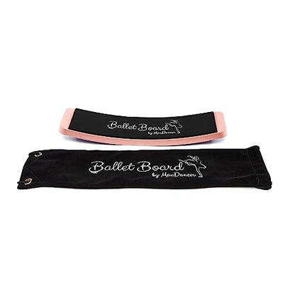 Ballet Turning Spin Board for Dance and Figure Skating. Portable Training Equipment for Dance. Make Your Turns, Pirouette and Balance Better. - color: Cream with a bag