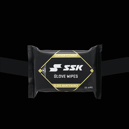 SSK Baseball Glove Wipes - Glove Maintenance Leather Cleaner - style: 50 Wipes - 2 Packs