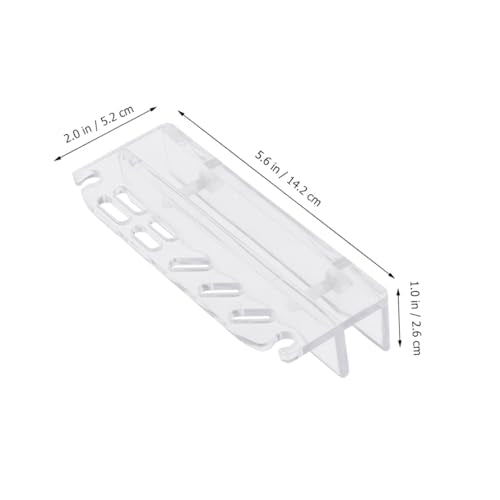 WOONEKY Acrylic Aquatic Plant Holder Rack for Aquarium Tools Storage Compact Design for Scissors Tweezers and Scrapers High Transparency and Durable Water Plant Maintenance Equipment