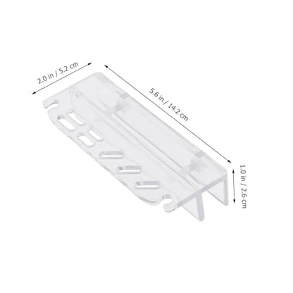 WOONEKY Acrylic Aquatic Plant Holder Rack for Aquarium Tools Storage Compact Design for Scissors Tweezers and Scrapers High Transparency and Durable Water Plant Maintenance Equipment