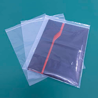 100 Count - 10" x 13" Clear Zip Bags - 2 Mil Reclosable Zip Plastic Poly Bags with Lock Seal Zipper for Clothing, T-Shirt, Prints, Photos, Documents - size: 10" x 13"